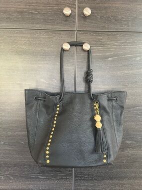 The Sak Pebbled Leather Studded Tote Bag